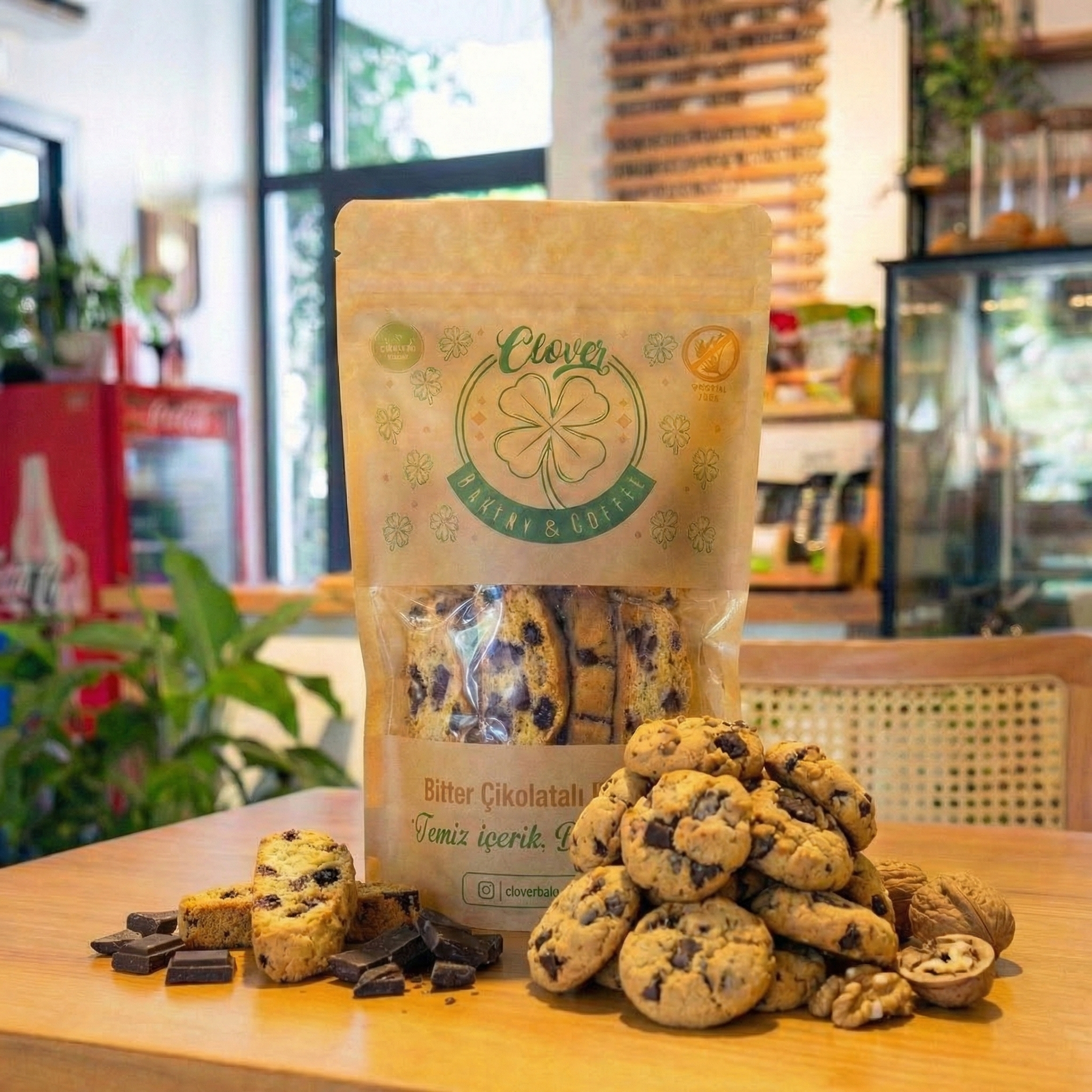 Bitter Çikolatalı Kurabiye