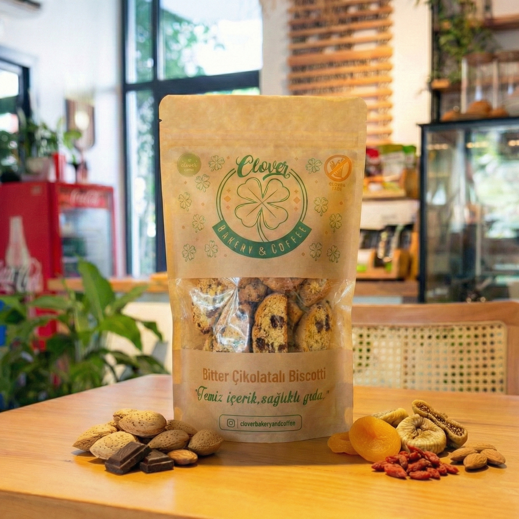 Bitter Çikolatalı Biscotti